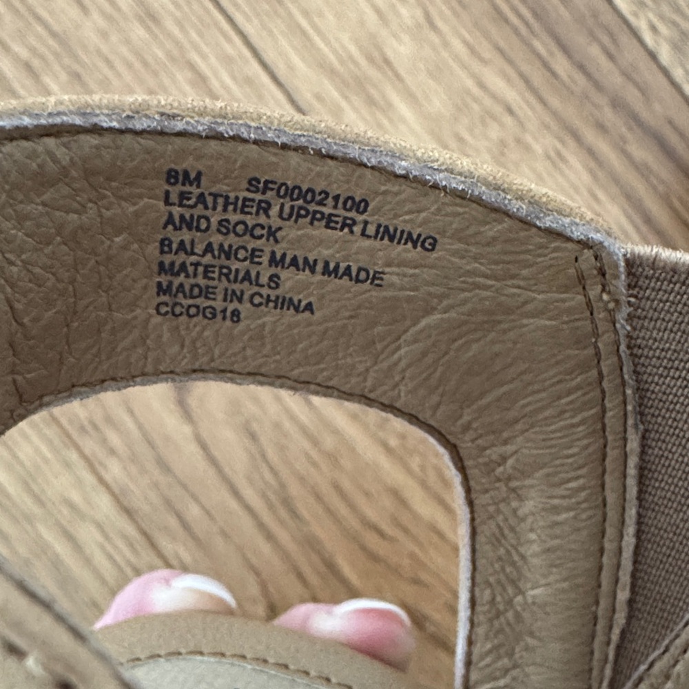 Söfft Tan Perforated Leather Slingback Clogs - Picture 2 of 3